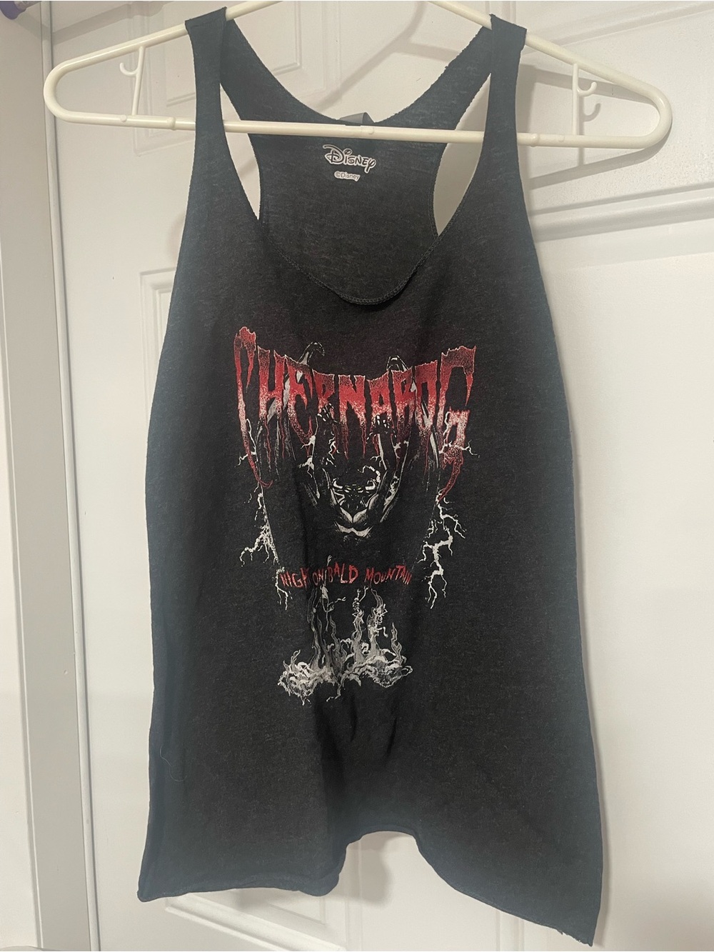 Disney Goth Emo Metal Fantasia Chernabog Graphic Tank Top XS